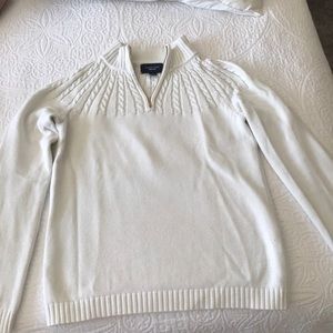 Lands end drifter zip up sweater